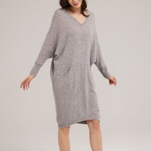 Nap Loungewear loose knitted wool and cashmere blend house dress Size Small